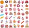 100 Pack Candyland Stickers – Vibrant Candy Land Party Favors & Birthday Decorations – Waterproof Sweet Treat Decals for Water Bottles, Laptops & Goodie Bags – Lollipop & Donut Theme Party Supplies – Bulk Candy Kingdom Stickers for Kids